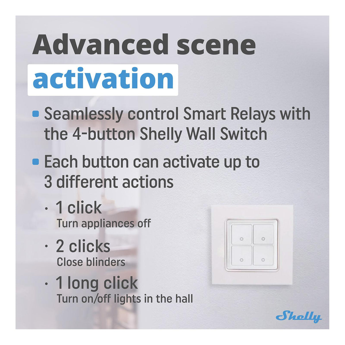 Shelly Plus i4 DC Input Controller