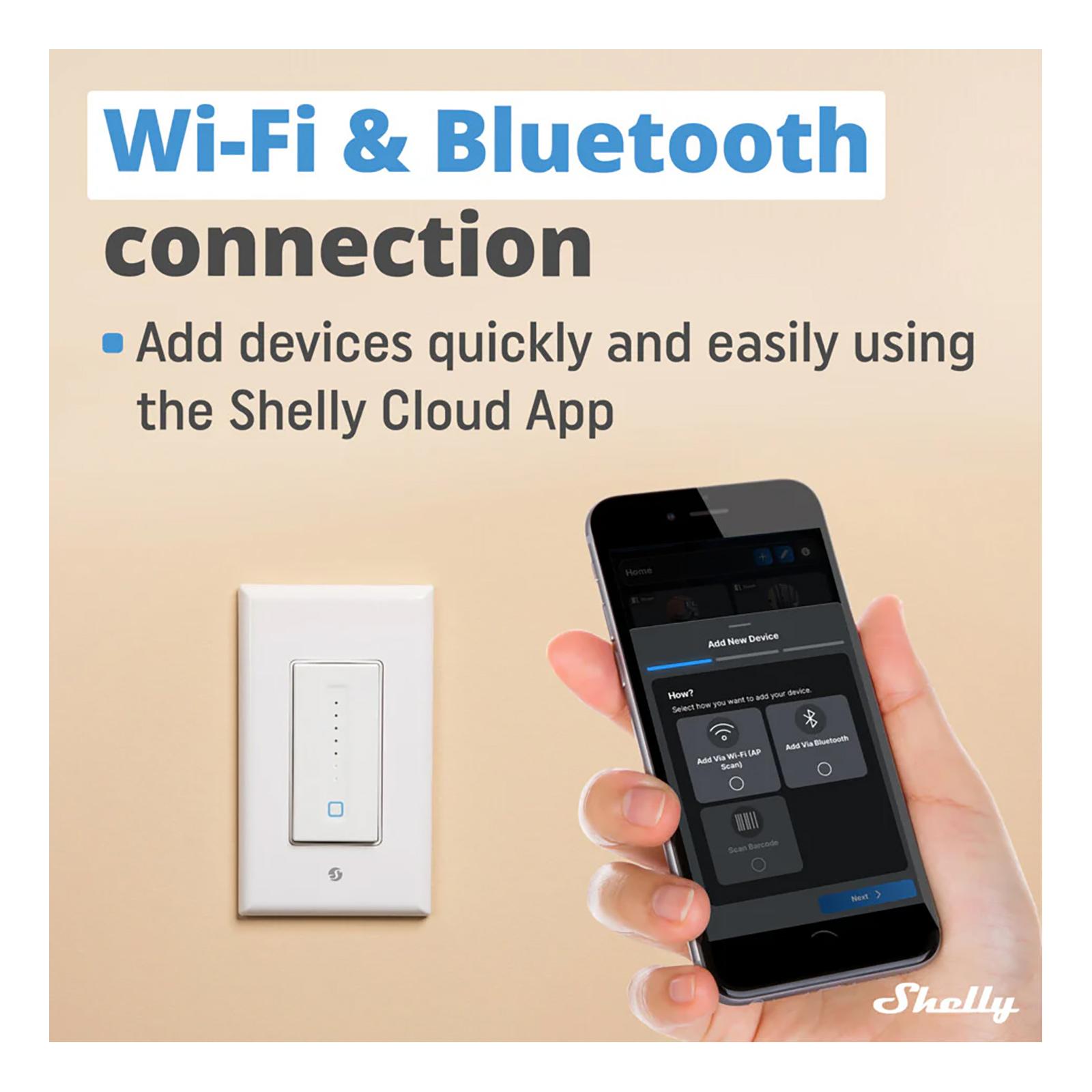 Shelly Plus WiFI Wall Dimmer