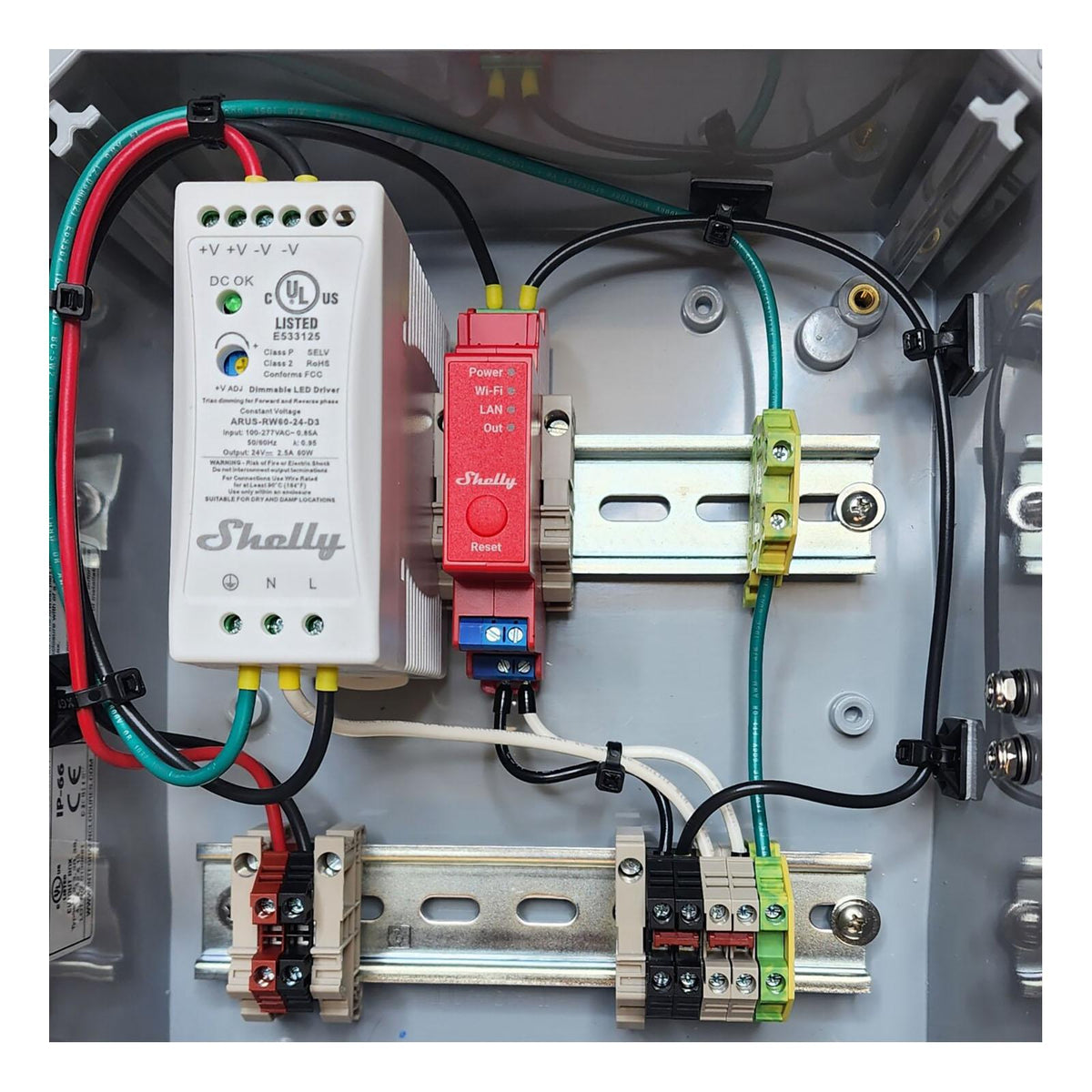 Shelly Pro 1PM, Wi-Fi & Bluetooth