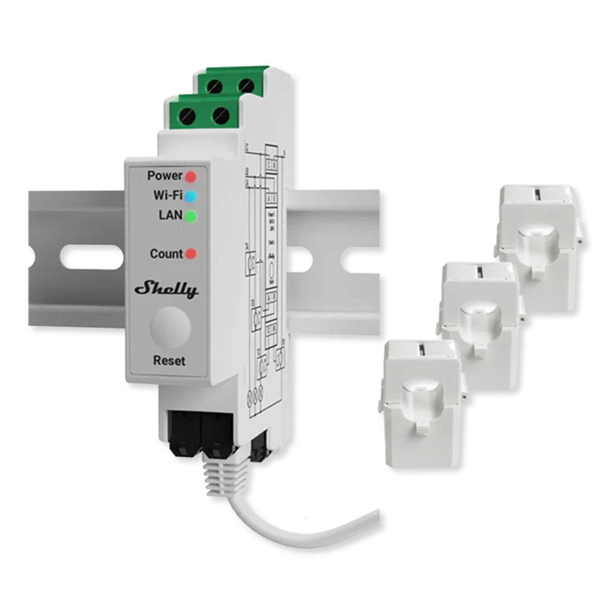 Shelly Pro 3EM, Wi-Fi &amp; Bluetooth