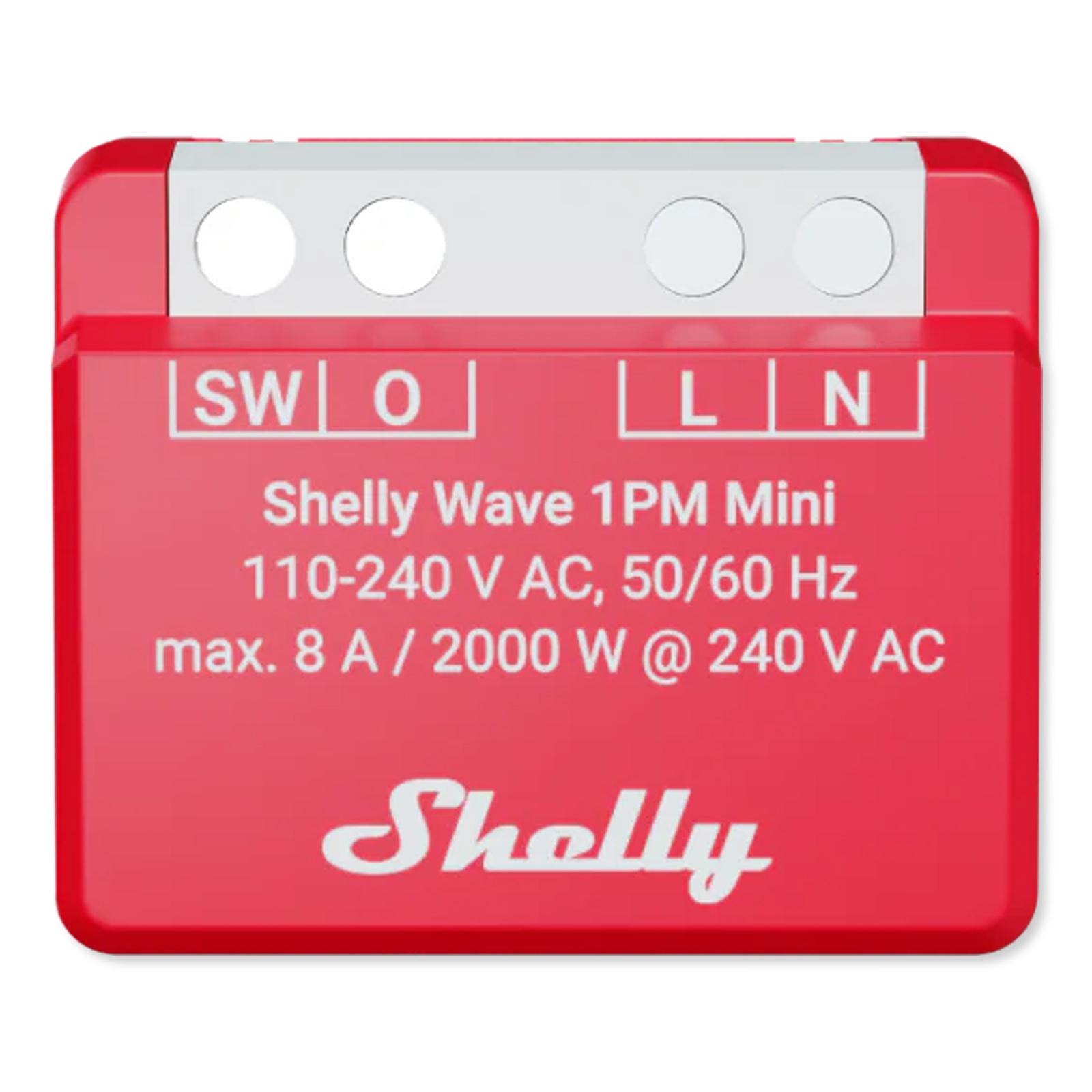 Shelly Wave 1PM Mini US, Z-Wave 800 & Z-Wave LR
