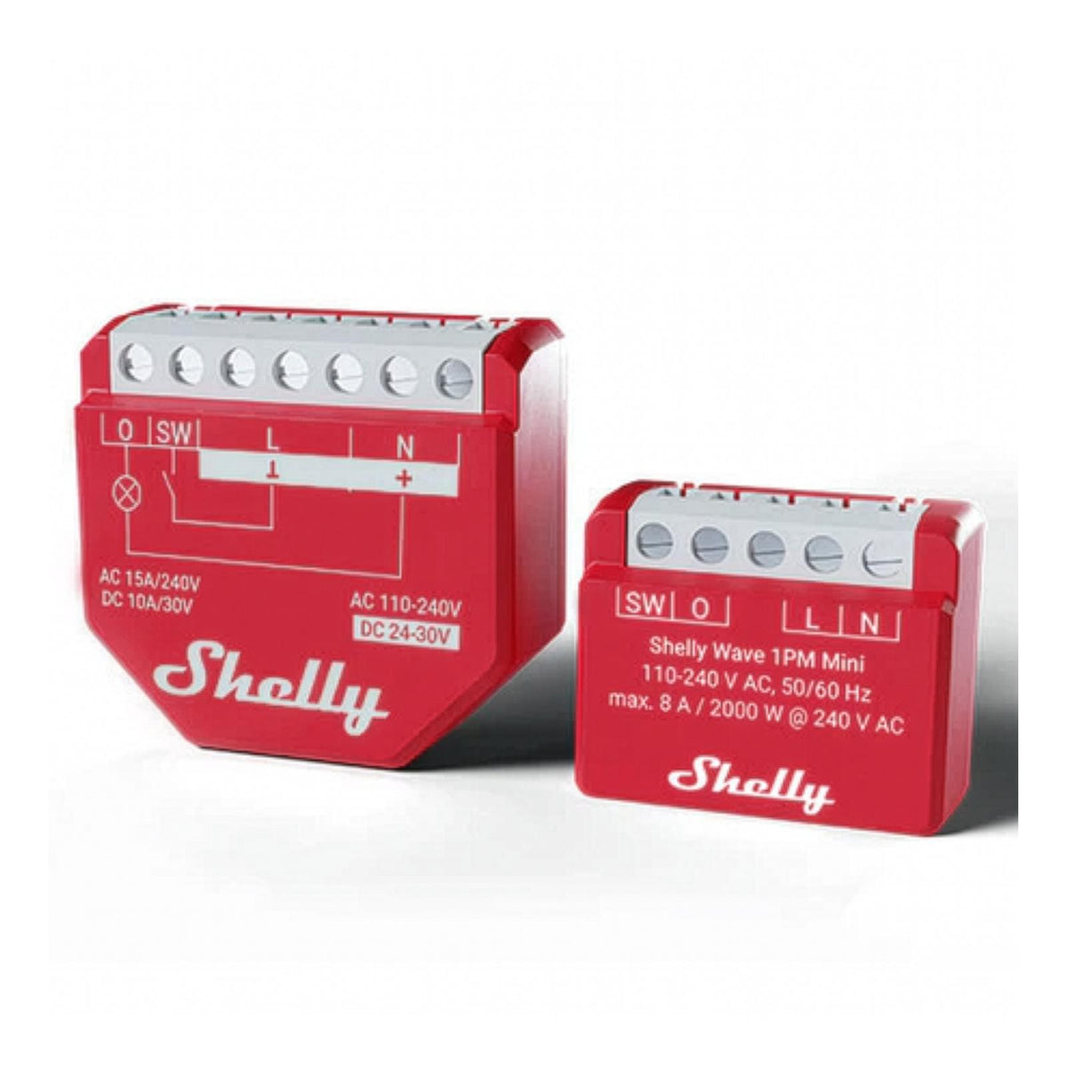 Shelly Wave 1PM Mini US, Z-Wave 800 & Z-Wave LR