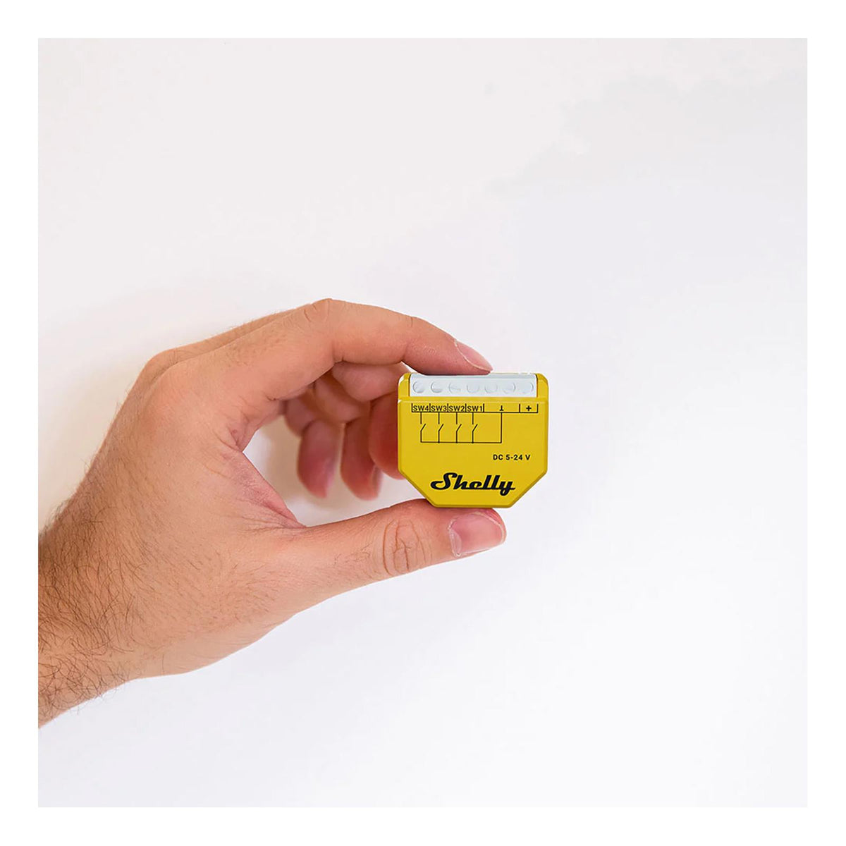 Shelly Wave i4 DC Multi-Touch Control Module, Long Range Z-Wave 800
