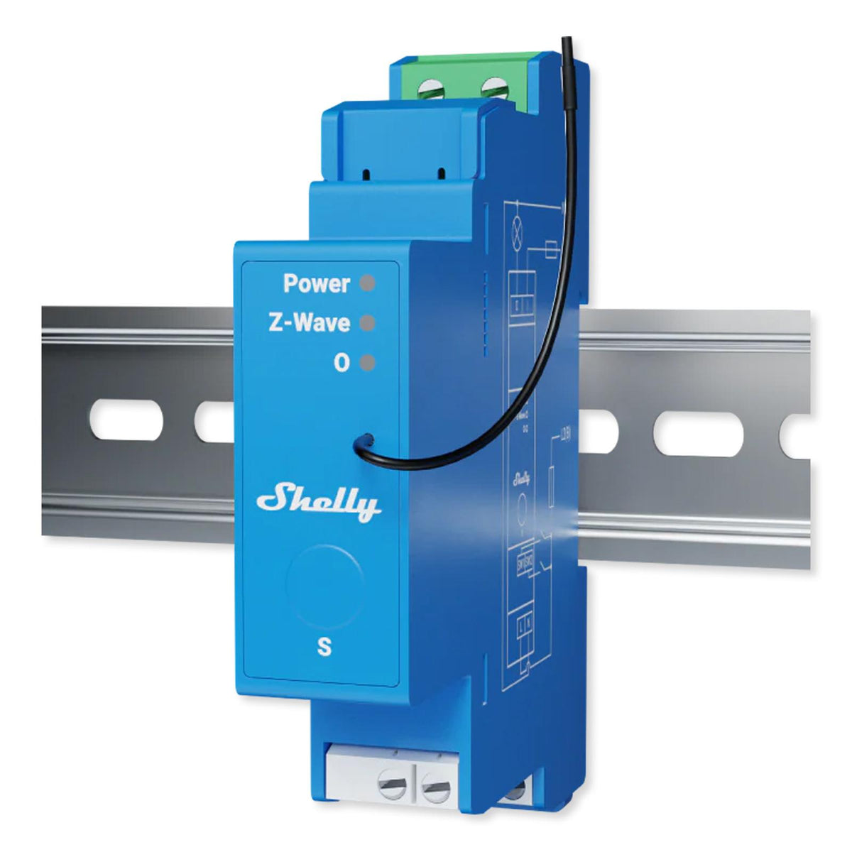Shelly Wave Pro 1 Long Range Z-Wave 800 1-Channel Smart Switch