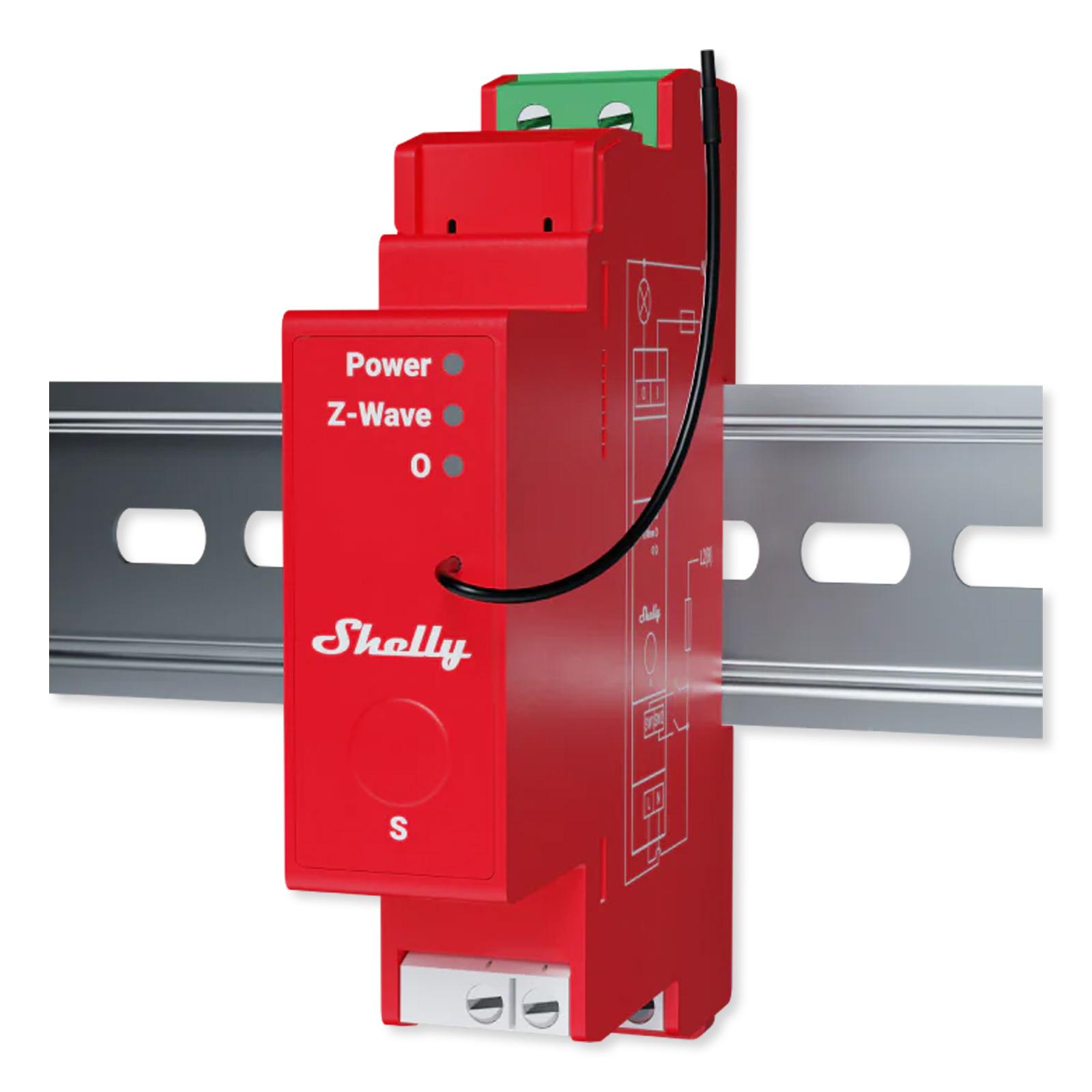 Shelly Wave Pro 1PM US, Z-Wave 800 & Z-Wave LR