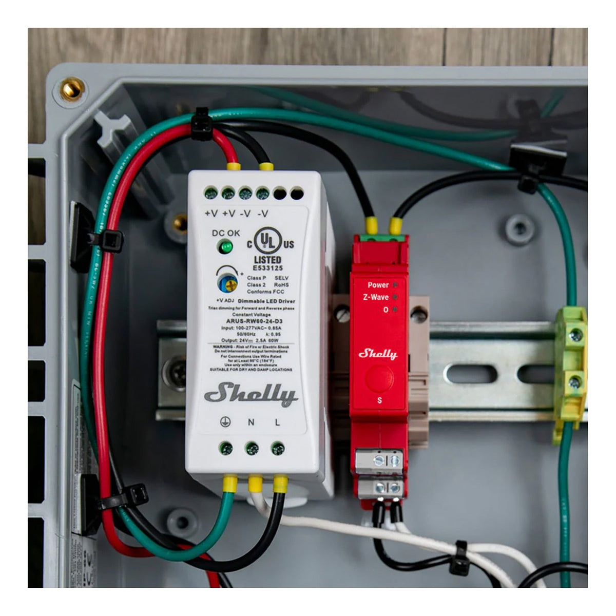 Shelly Wave Pro 1PM US, Z-Wave 800 & Z-Wave LR