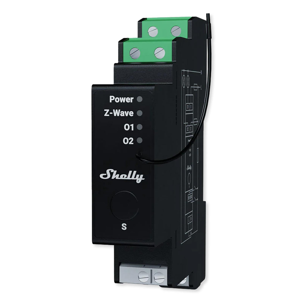 Shelly Wave Pro 2PM US, Z-Wave 800 &amp; Z-Wave LR