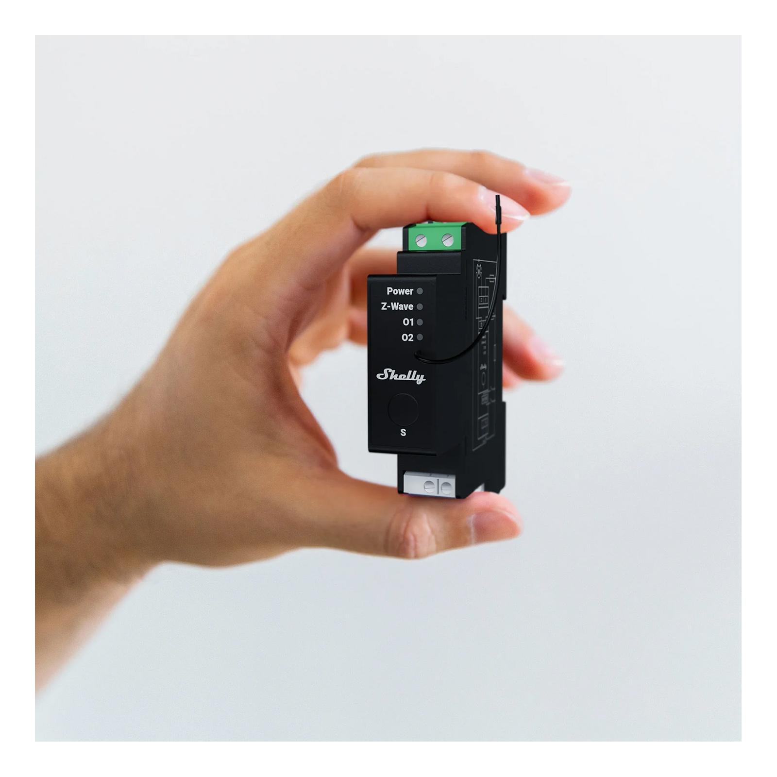 Shelly Wave Pro Shutter Long Range Z-Wave Smart Shutter Controller