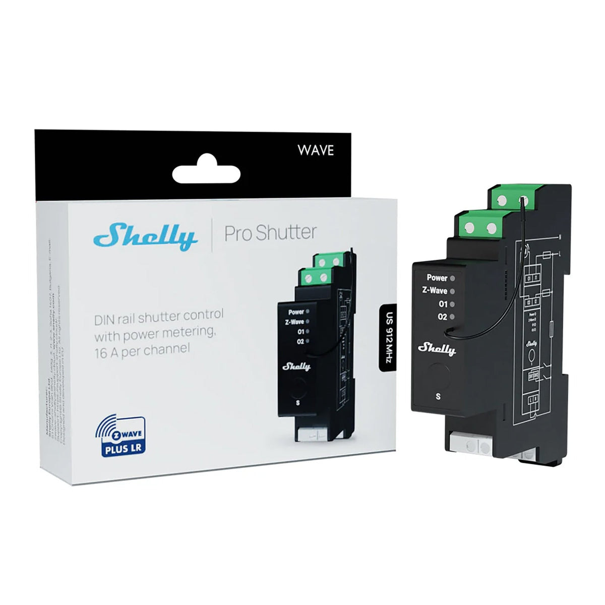 Shelly Wave Pro Shutter US, Z-Wave 800 & Z-Wave LR