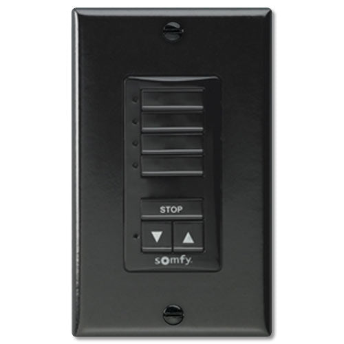 Somfy DecoFlex WireFree RTS Wall Switch, 4-Channel