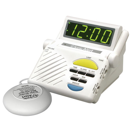 Sonic Alert Boom Alarm Clock with Bed Shaker