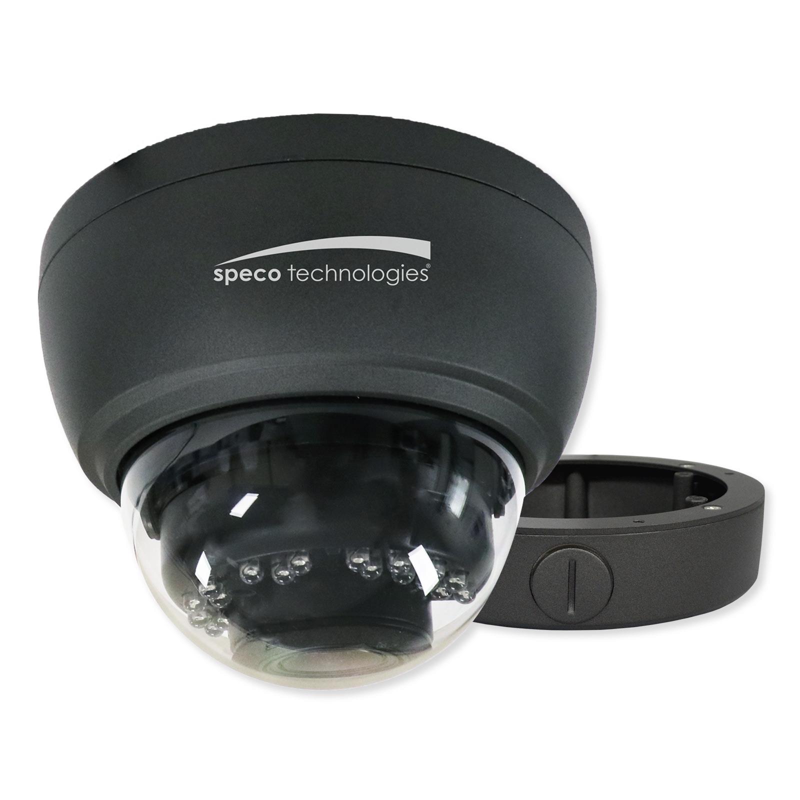 Speco 2MP HD-TVI IR Dome Camera, 2.8-12mm Motorized Lens