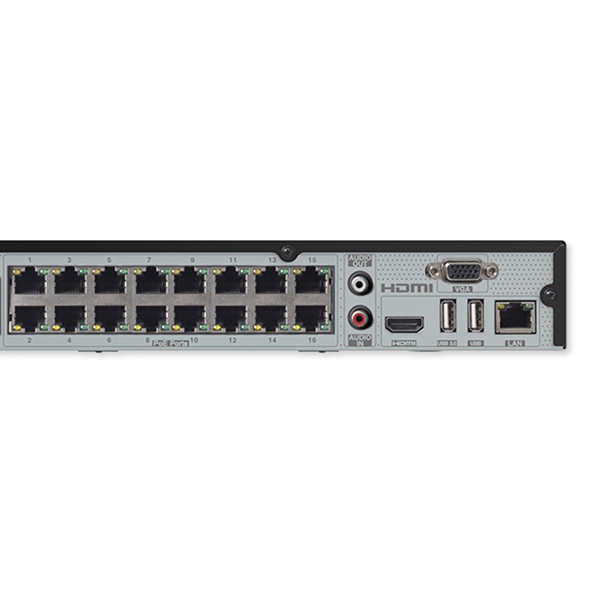 Speco Technologies 16 Channel Facial Recognition Recorder with Smart Analytics
