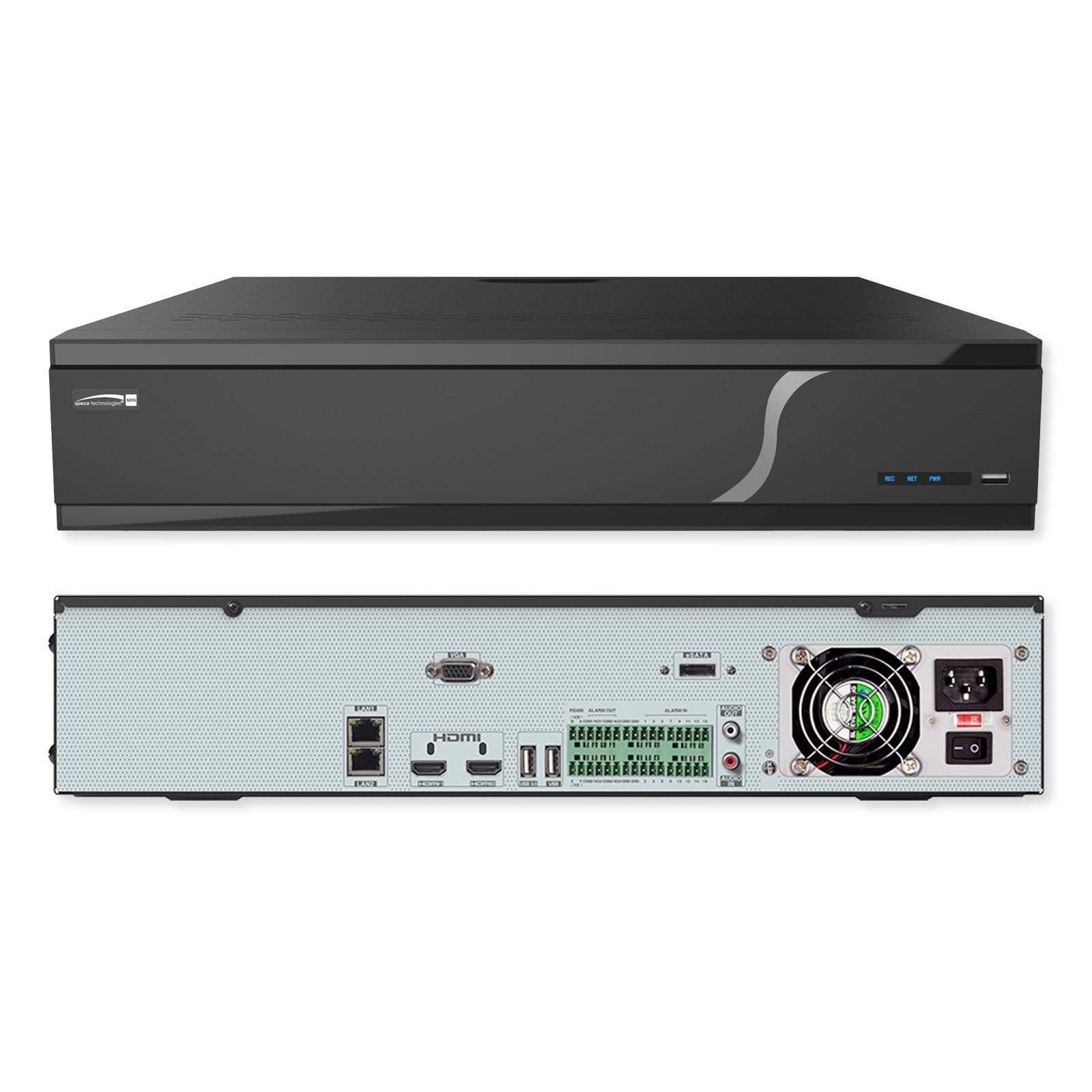 Speco 32-Channel 4K NVR With Facial Recognition and Smart Analytics