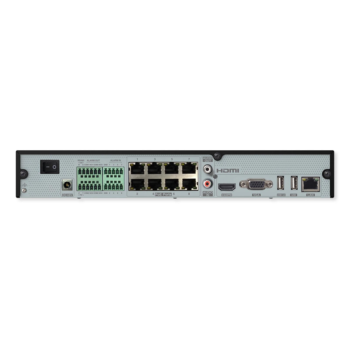 Speco 8 Channel 8K H.265 NVR with PoE, Facial Recognition, and Smart Analytics