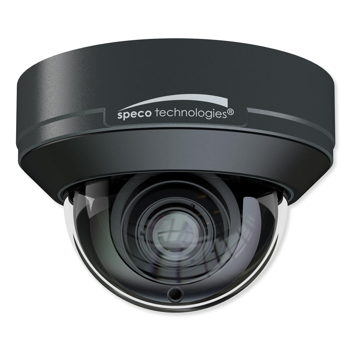 Speco 4MP Intensifier AI IP Dome Camera with Junction Box, 2.8-12mm Lens