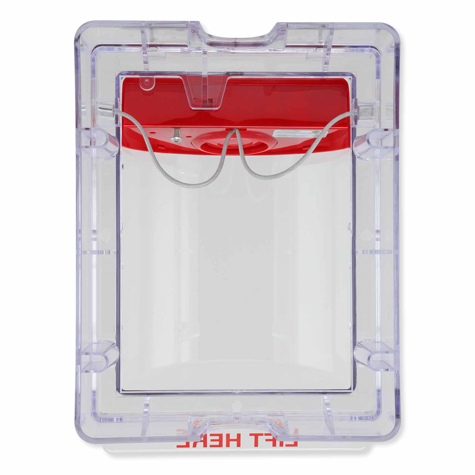 STI Stopper II Fire Alarm Cover - Flush Mounted - Fire Label