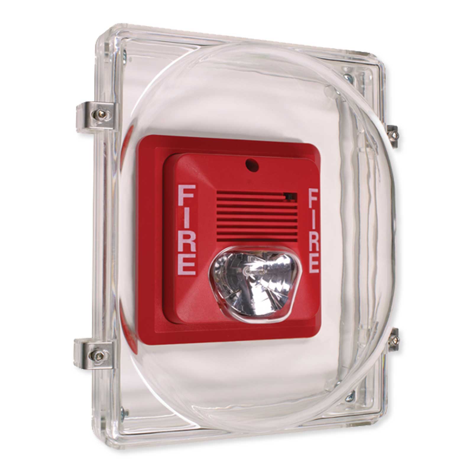 STI Strobe Damage Stopper and Open Back Box for Flush Mount