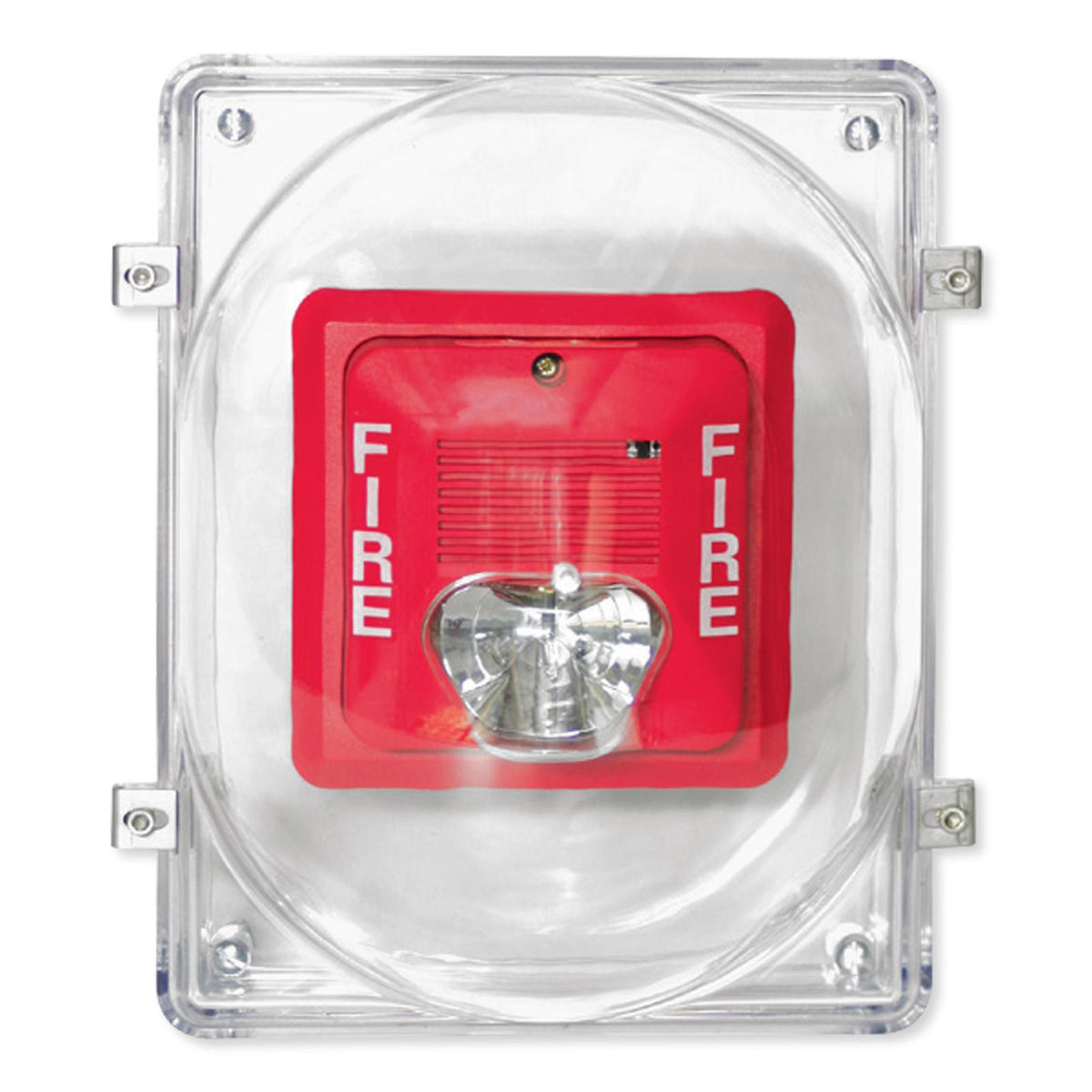 STI Strobe Damage Stopper and Open Back Box for Flush Mount