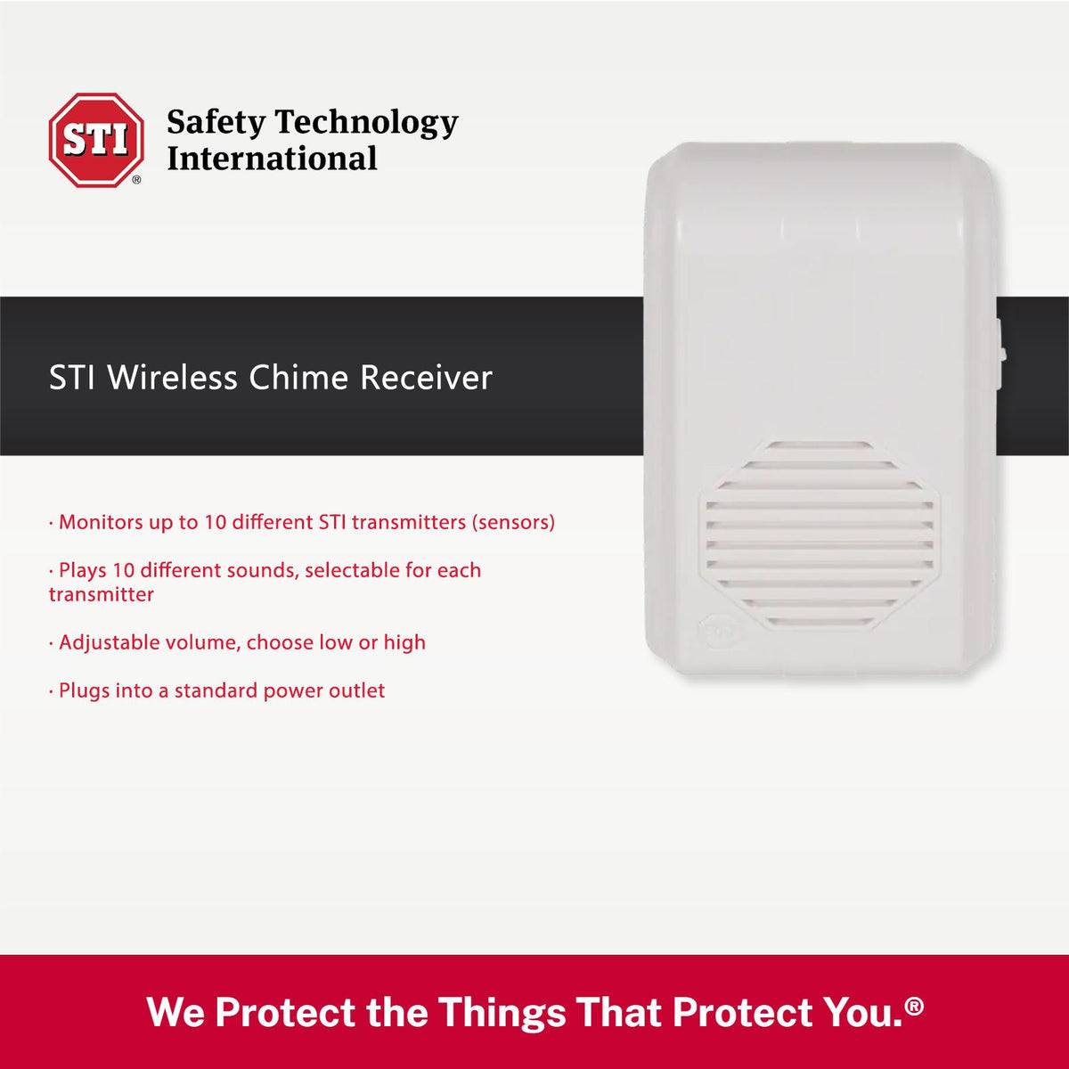 STI Wireless Chime Receiver