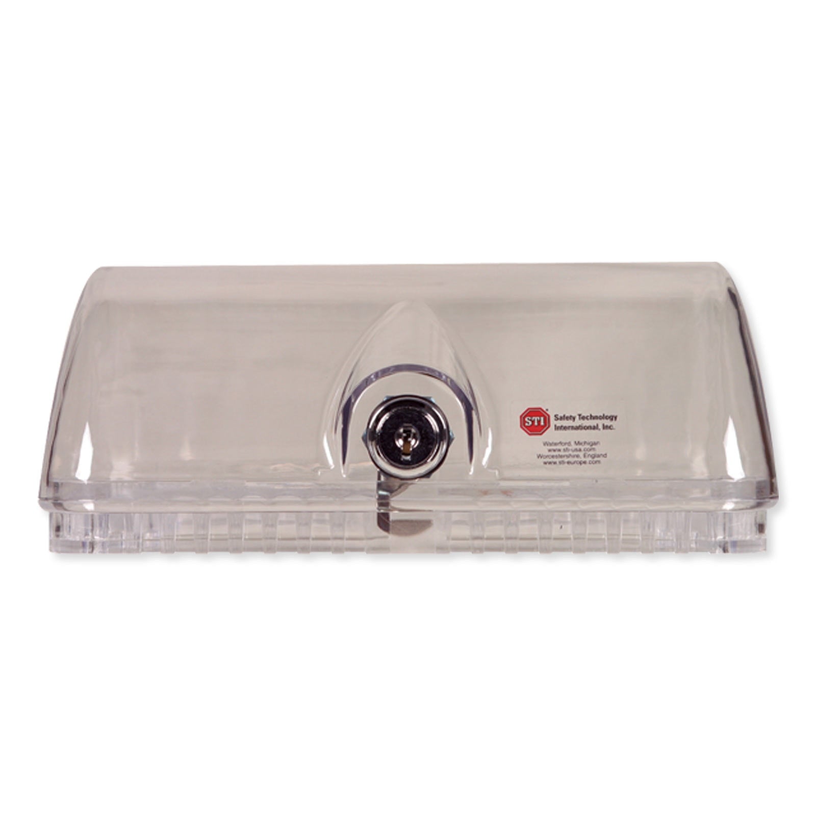 STI Thermostat Protector with Key Lock - Clear