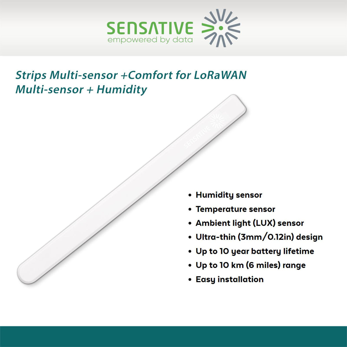Sensative Strips Multi-Sensor +Comfort for LoRaWAN