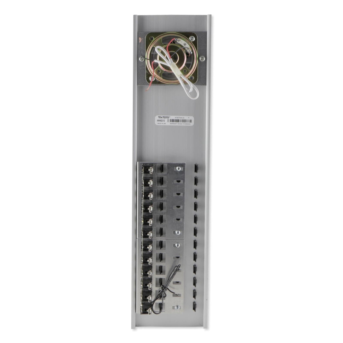 TekTone Vandal-Resistant Entrance Speaker Panel, 4 Buttons & Name Holders (Open Box)