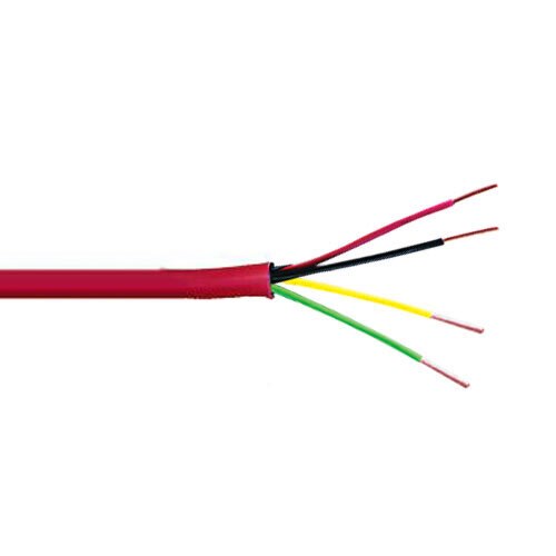 Fire Alarm Wire, 18AWG, 4C, 500'