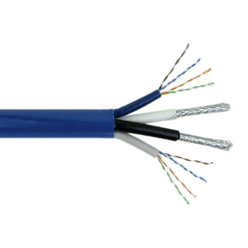 Bundled Cable (2 RG6/U Quad Shield, 2 Cat6), 500'