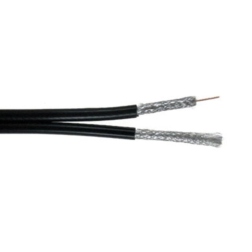 Dual RG6/U Dual Shield Coax Cable, 500'