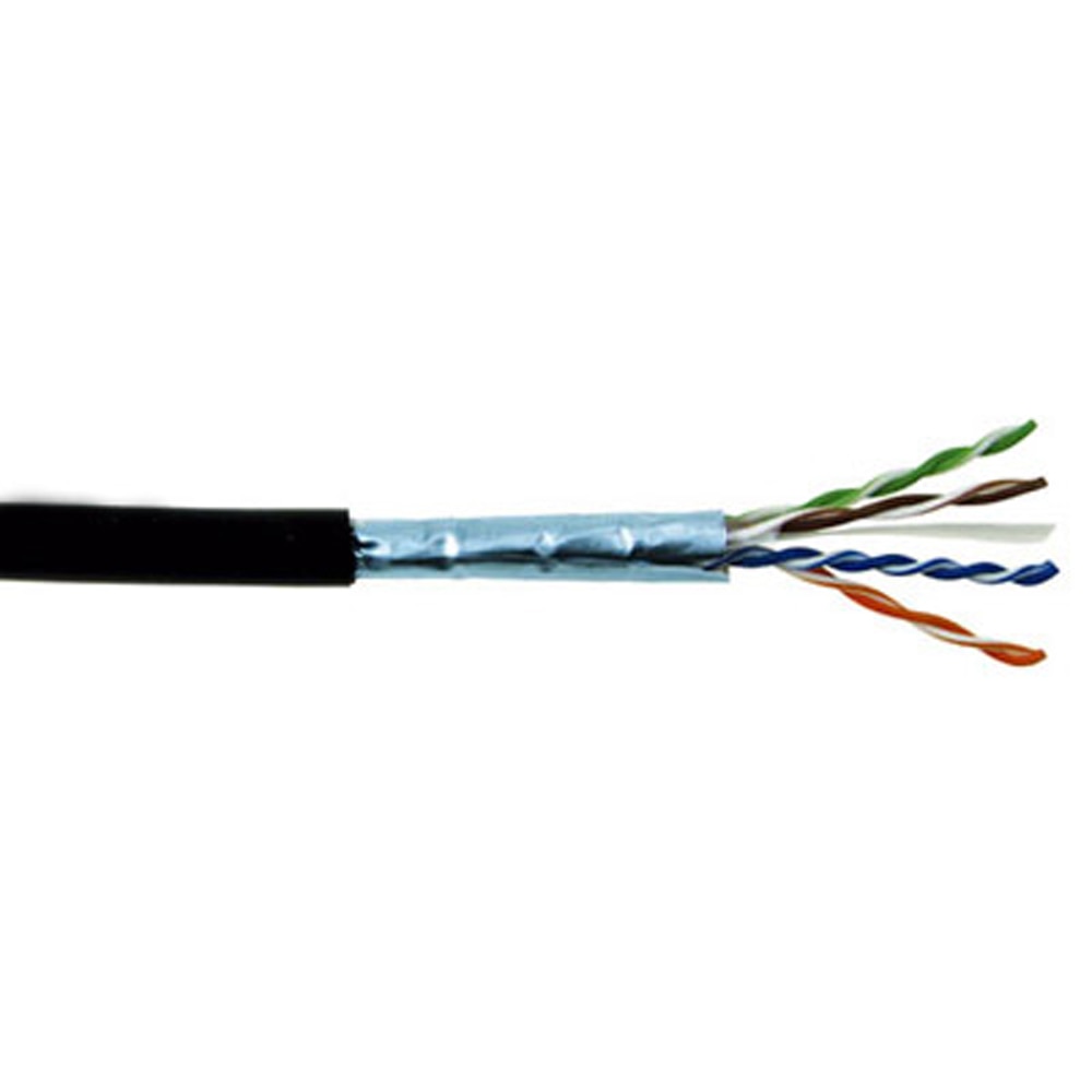 Cat6e Cable, Direct Burial, Shielded, Gel-Filled, 1,000'