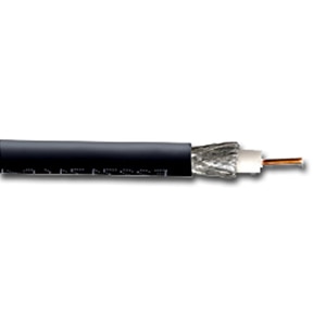 RG6/U Dual Shield Coax Cable, 60% Braid, 1,000'