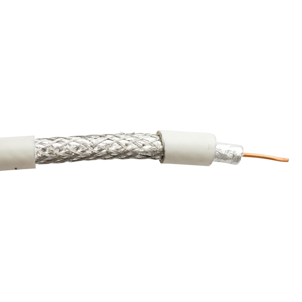 RG6/U Quad Shield Coax Cable, 100% Braid, 1,000'