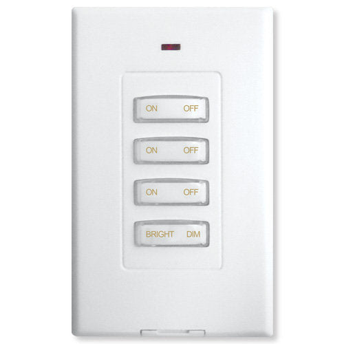 X10 Slimline Wireless Wall Switch (3 Address &amp; Dimmer)
