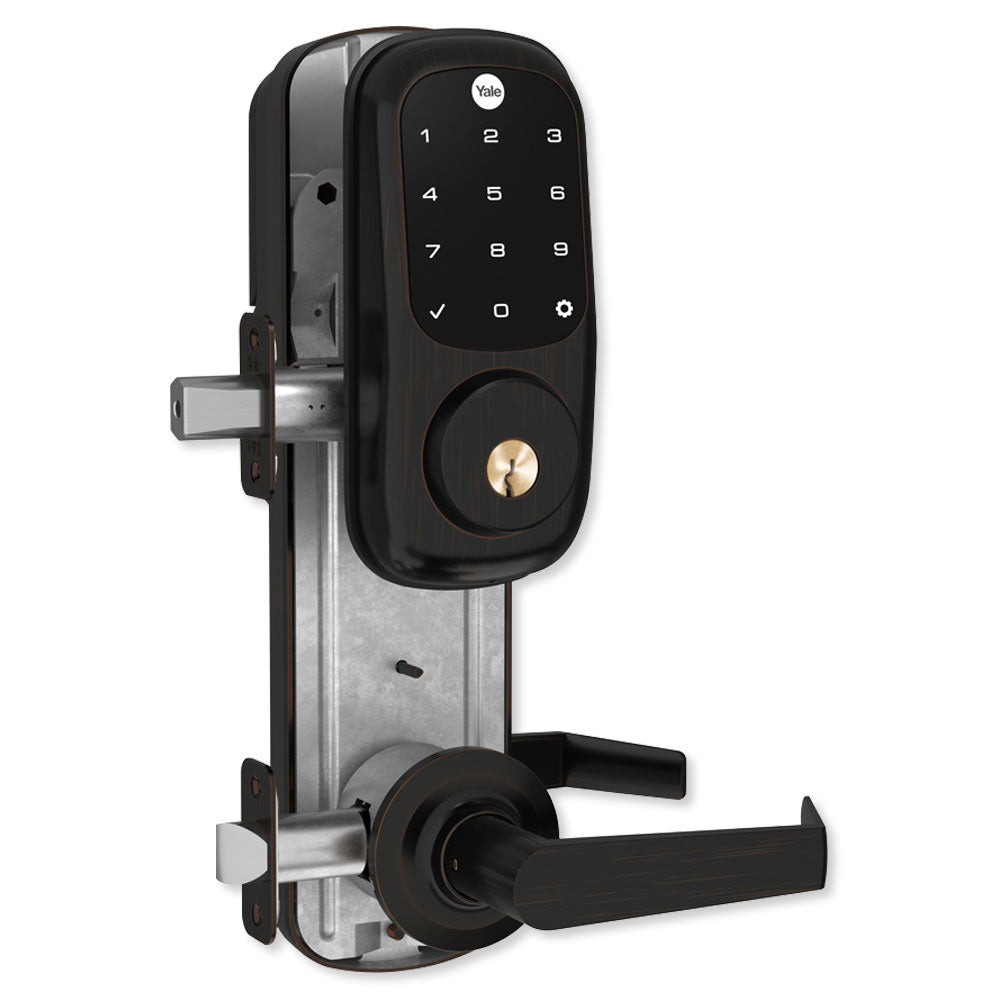 Yale Z-Wave Assure Interconnected Lockset with Touchscreen Deadbolt, Augusta Lever, Right Handed