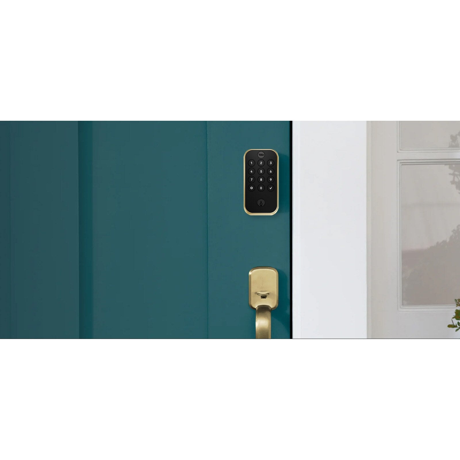 Yale Pro 2 Keyed Lock, Pushbutton Keypad with Bluetooth