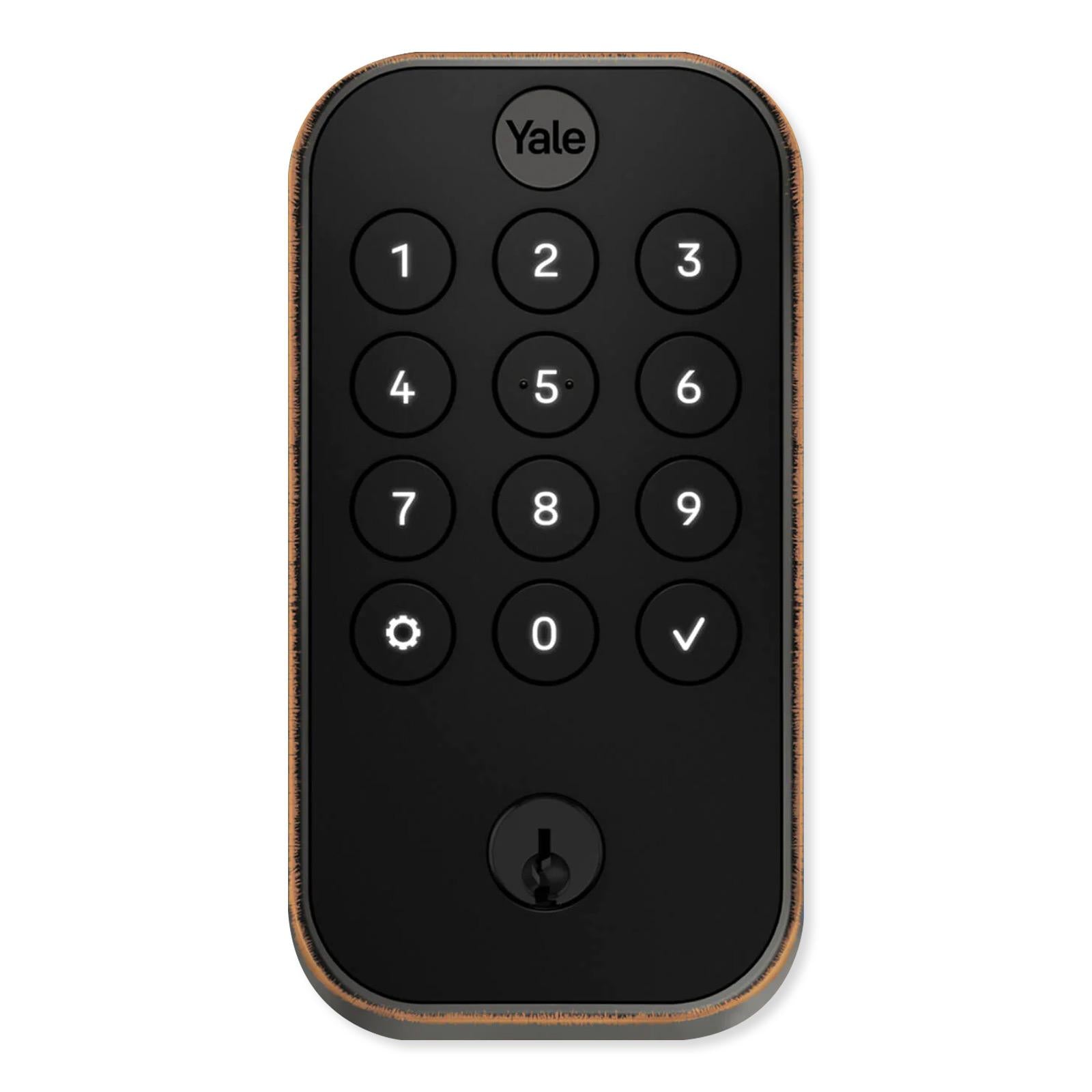 Yale Pro 2 Keyed Lock, Pushbutton Keypad with Bluetooth