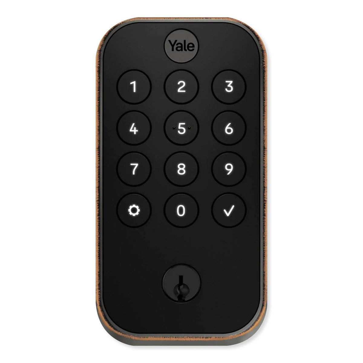 Yale Pro 2 Keyed Lock, Pushbutton Keypad with WiFi