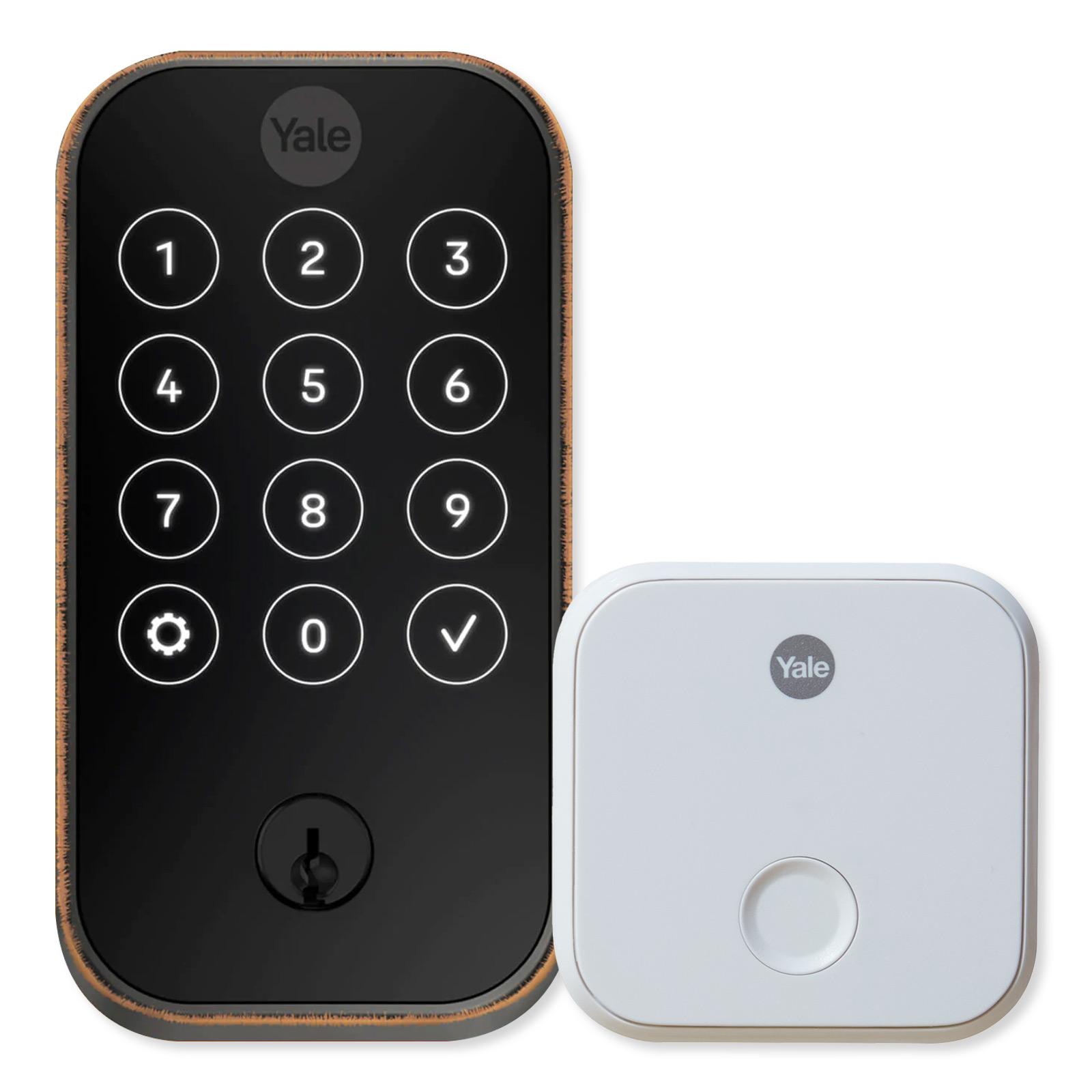 Yale Pro 2 Keyed Lock, Touchscreen, Bluetooth with Wifi Connect Bridge