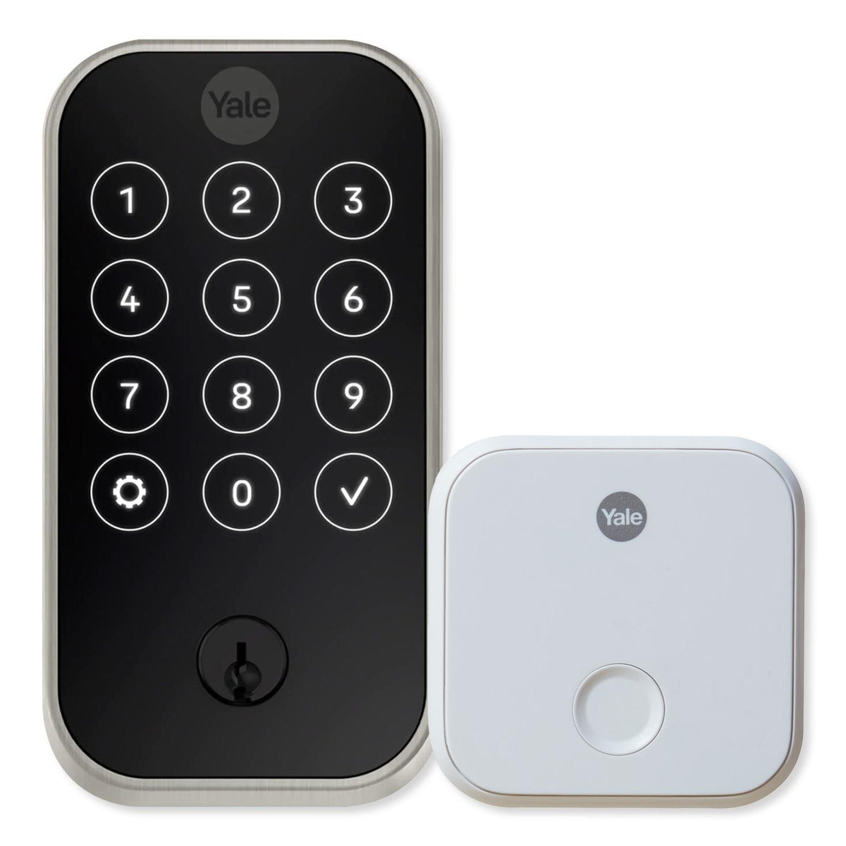 Yale Pro 2 Keyed Lock, Touchscreen, Bluetooth with Wifi Connect Bridge