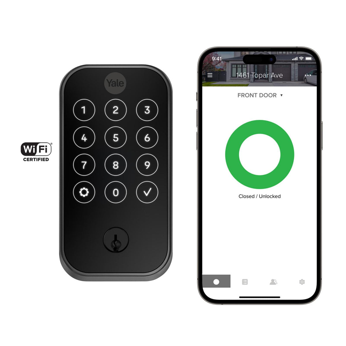 Yale Pro 2 Keyed Lock, Touchscreen with WiFi