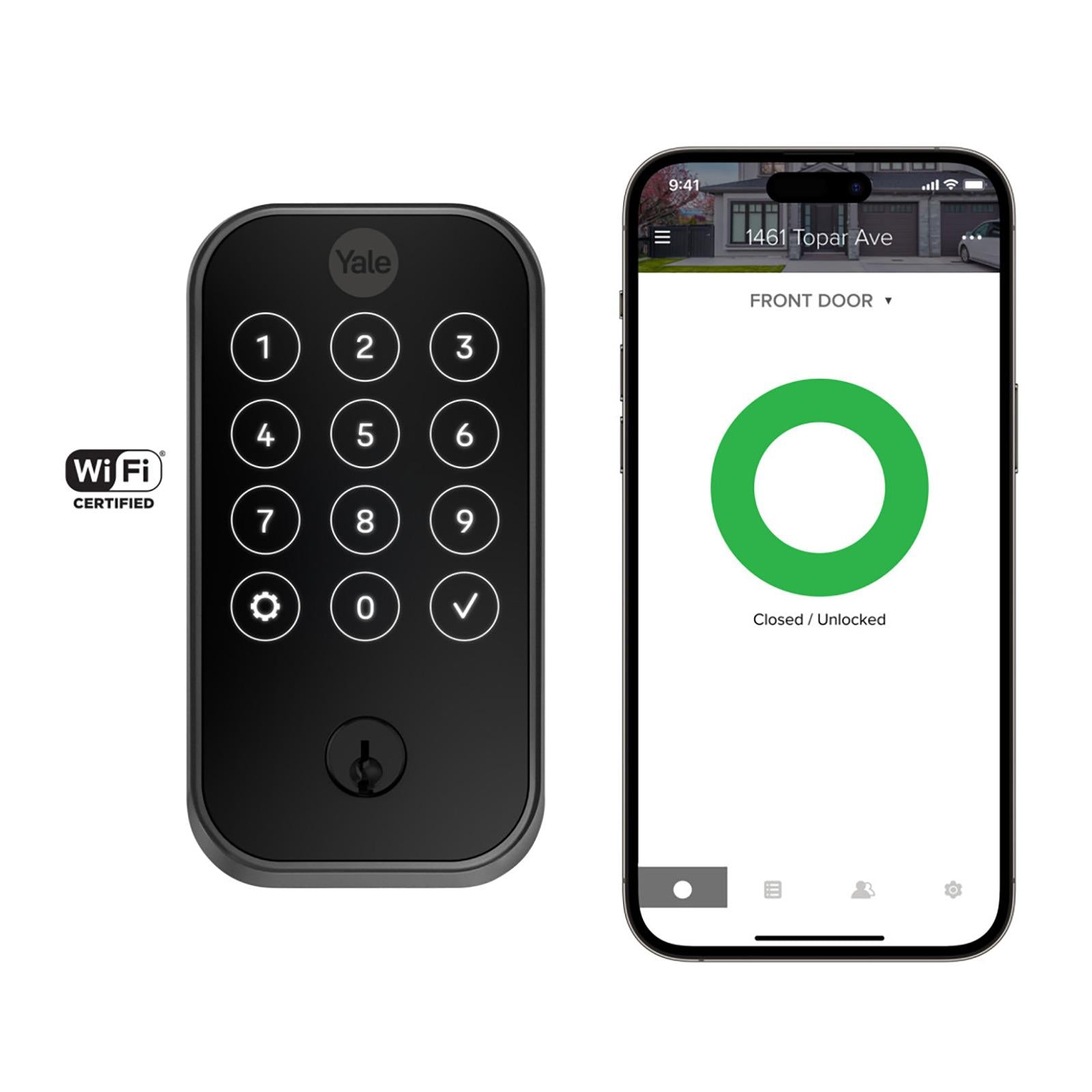 Yale Pro 2 Keyed Lock, Touchscreen with WiFi