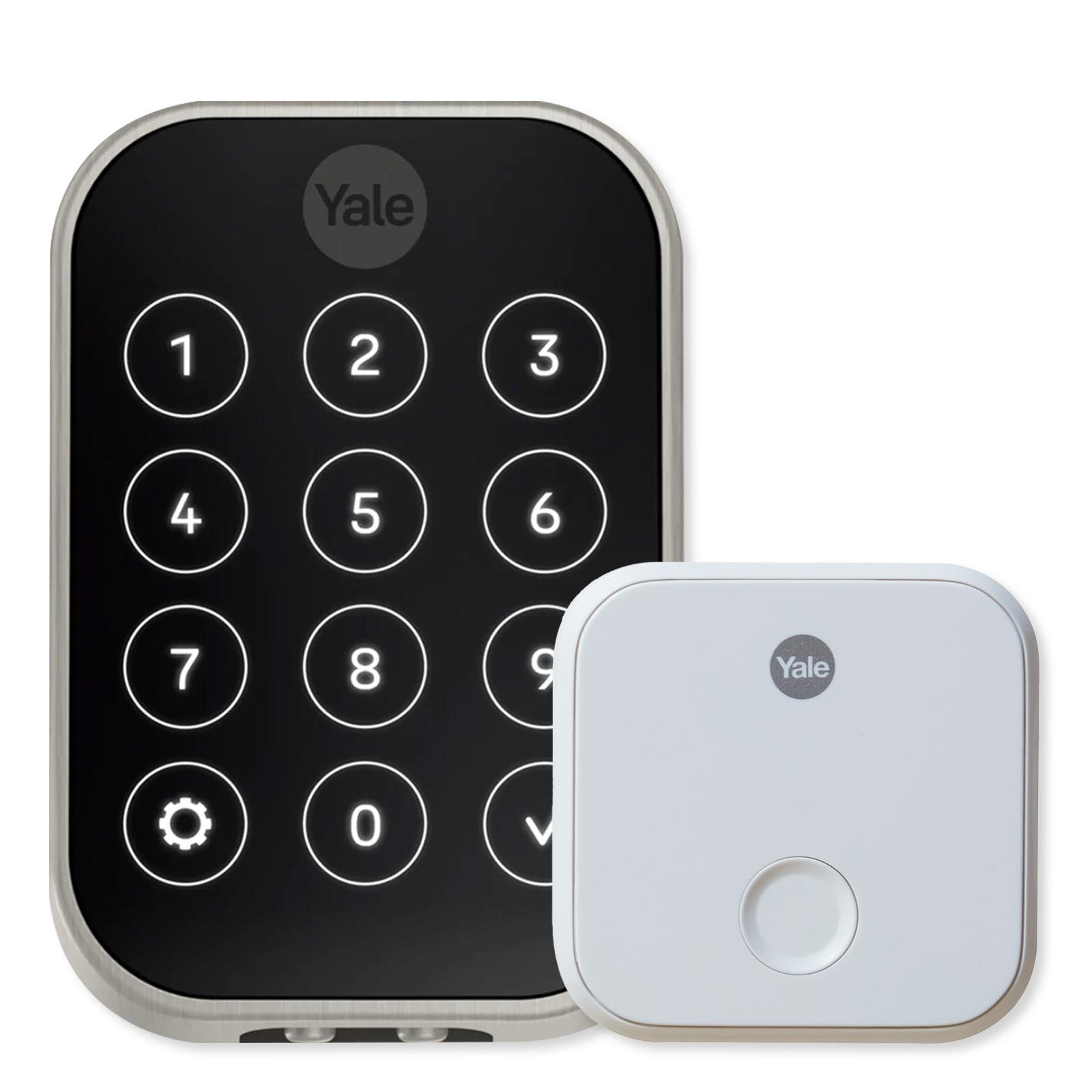Yale Pro 2 Key Free Lock, Touchscreen, Bluetooth with Wifi Connect Bridge