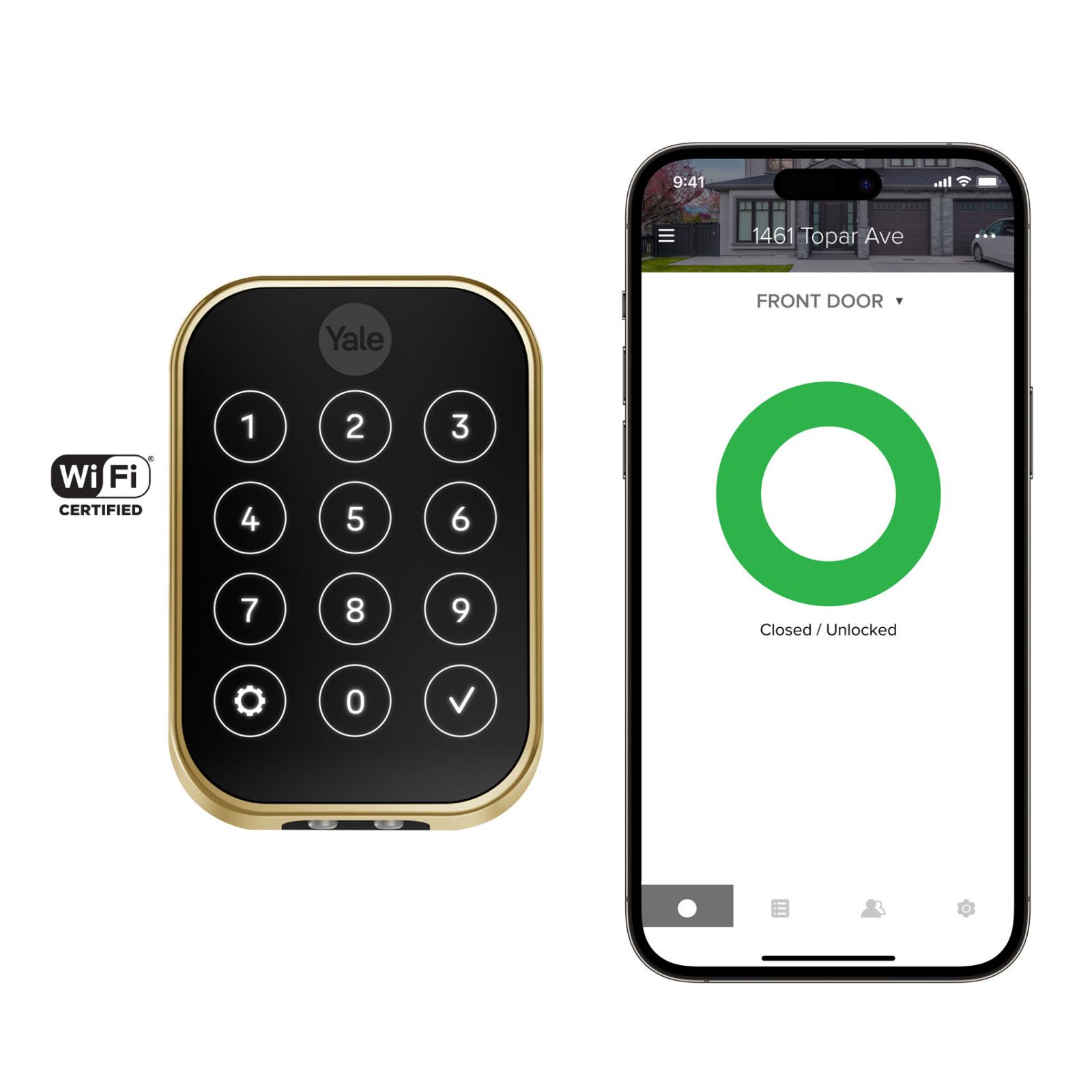 Yale Pro 2 Key Free Lock, Touchscreen with WiFi