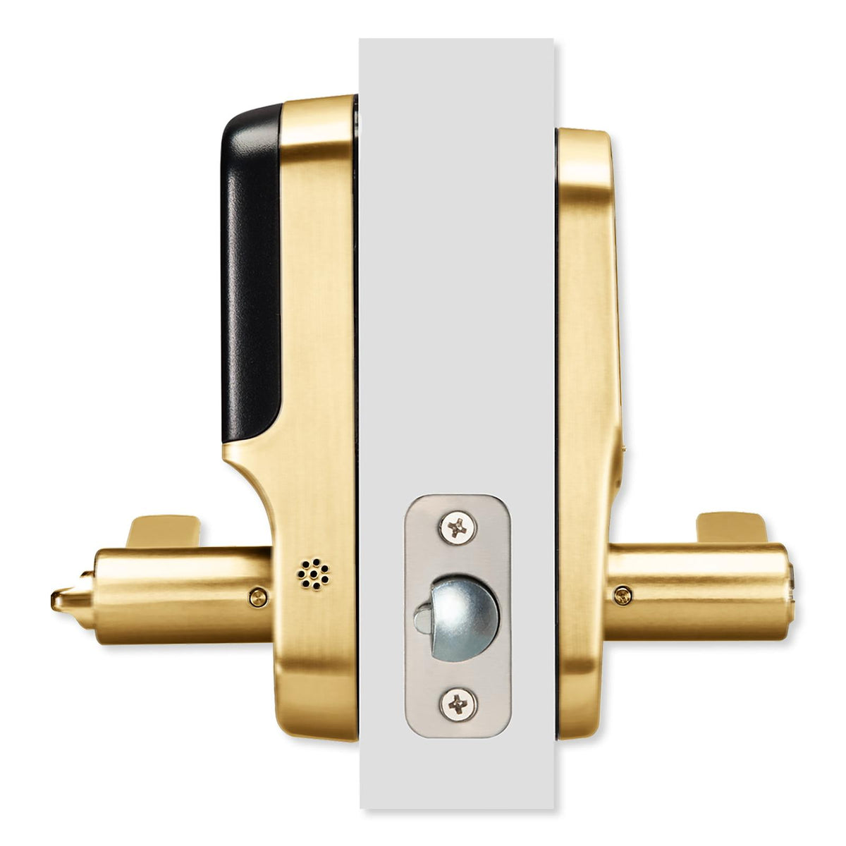 Yale Assure Touchscreen Keypad Lever Lock, Standalone (No Smart Module), Bright Brass (Open Box)