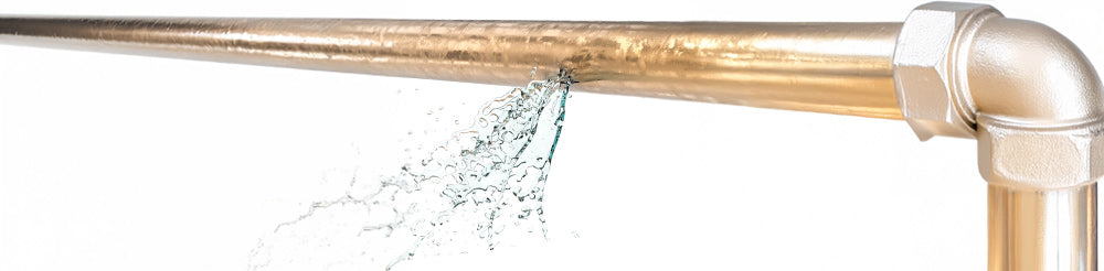 Burst Pipe Causes Water Leak