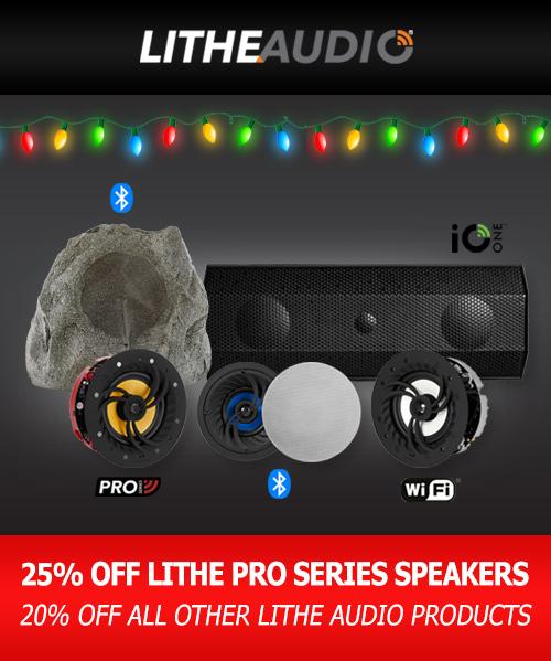 BLACK FRIDAY SALE! Save 20% Off Lithe Audio Products (25% Off Lithe Audio Pro Series Speakers!