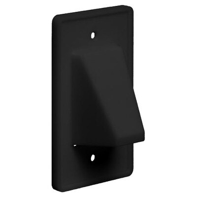 Arlington Reversible Cable Access Wallplate, 1-Gang