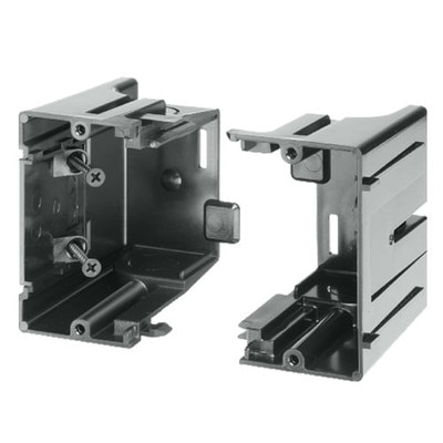 Arlington Gangable Low-Voltage Mounting Box, Screw-On