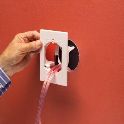 Arlington Mounting Bracket, Hole Saw Installation, 1-Gang